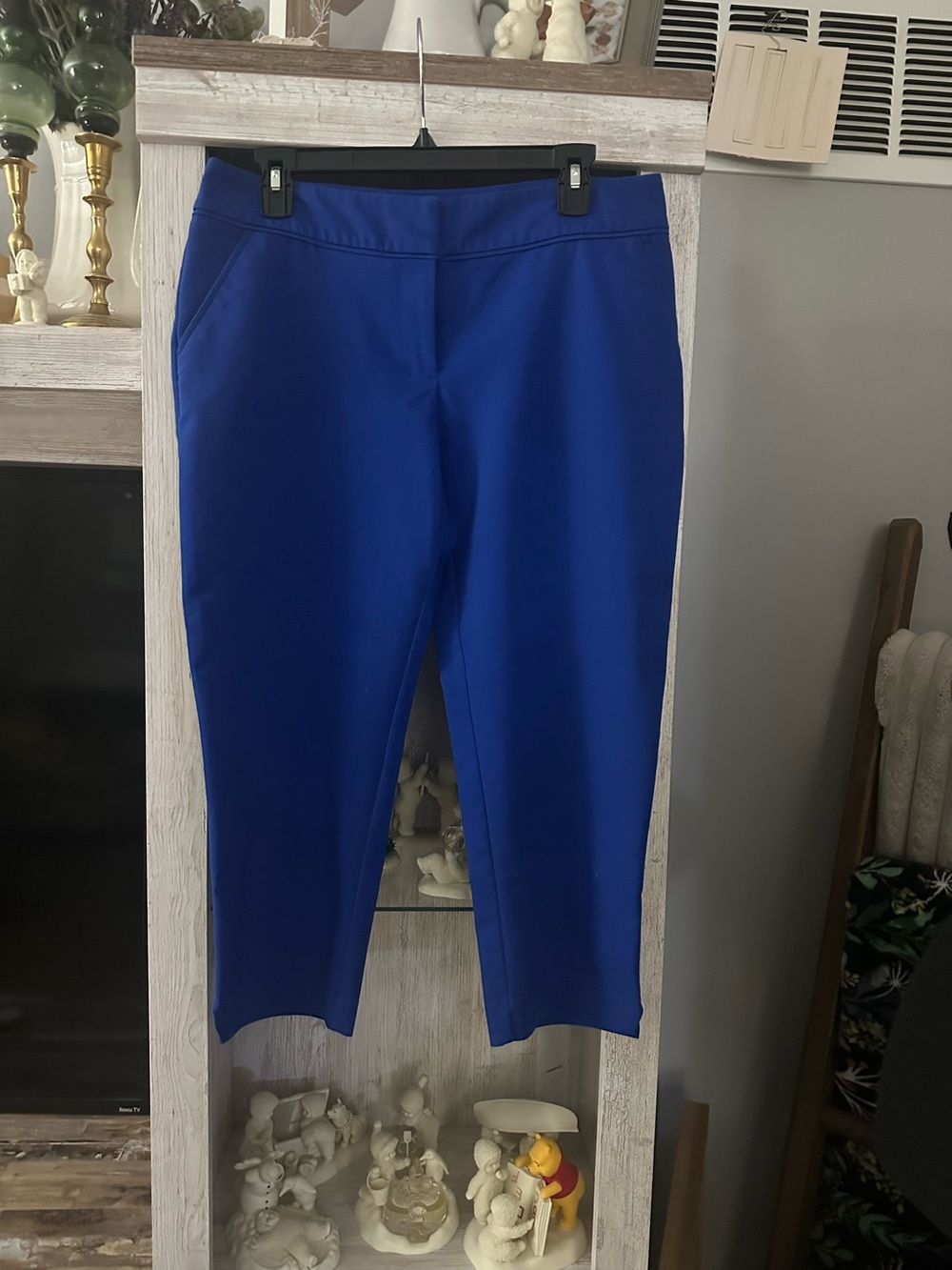 Apt. 9 Royal Blue Cropped Ponte Pants
